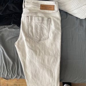 Burberry Brit Kensington jeans.